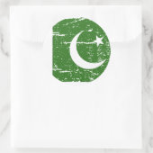  Pakistaanse vlag Ronde Sticker (Tas)