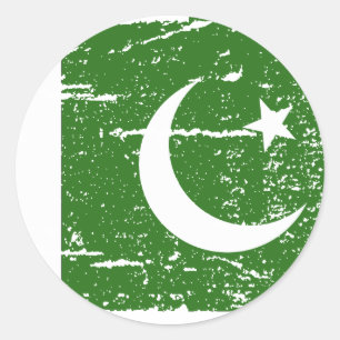 Pakistaanse vlag Ronde Sticker