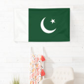 Pakistaanse vlag spandoek (Insitu)