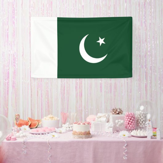 Pakistaanse vlag spandoek (Feest)