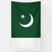Pakistaanse vlag spandoek (Verticaal)