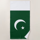 Pakistaanse vlag strandlaken (Voorkant)