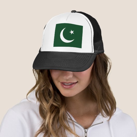 Pakistaanse vlag trucker pet (In situ)