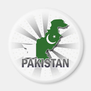 Pakistaanse vlaggenkaart 2.0 magneet