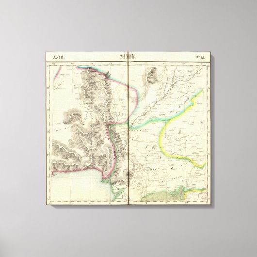 Pakistan, Azië 81 Canvas Afdruk (Voorkant)