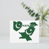 Pakistan Briefkaart (Staand voorkant)