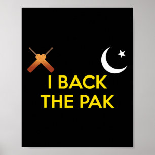 Pakistan Cricket I Ck Het Pak Cricket Shirt Poster