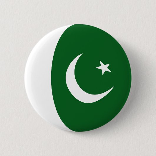 Pakistan Fisheye Flag Button (Voorkant)