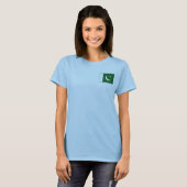 Pakistan Flag and Map Dk T-Shirt (Voorkant volledig)