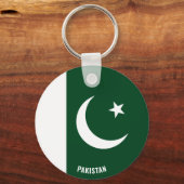 Pakistan Flag Charming Patriotic Sleutelhanger (Voorkant)