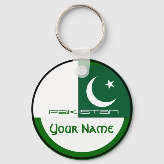 Pakistan- FLAG Sleutelhanger (Voorkant)