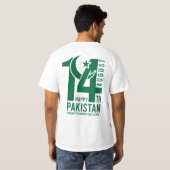 Pakistan Independence Day T-shirts (Achterkant volledig)