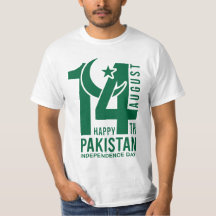 Pakistan Independence Day T-shirts