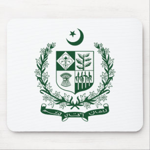 Pakistan landswapen symbool embleem adelaar muismat