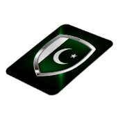 Pakistan Metallic Embleem Magneet (Linkerzijde)