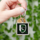 Pakistan Metallic Embleem Sleutelhanger (Hand)