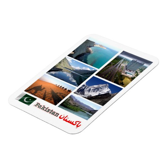 Pakistan - Mosaïque - Magnet (Côté Gauche)