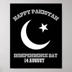 Pakistan Onafhankelijkheidsdag 14 augustus Poster