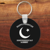 Pakistan Onafhankelijkheidsdag 14 augustus Sleutelhanger (Voorkant)