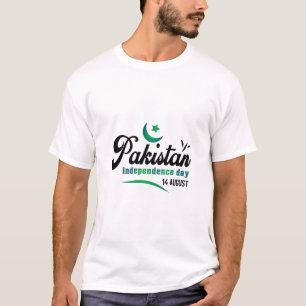 Pakistan Onafhankelijkheidsdag 14 augustus T-shirt