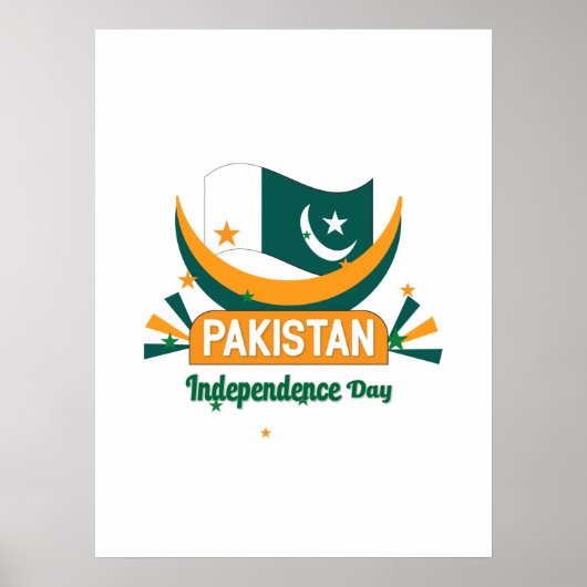 Pakistan - Onafhankelijkheidsdag Poster (Voorkant)