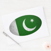 Pakistan Ovale Sticker (Envelop)