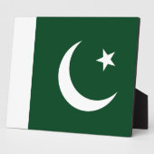 Pakistan - Pakistaanse vlag Fotoplaat (Zijkant)