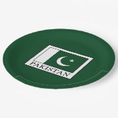 Pakistan Papieren Bordje (Gekanteld)