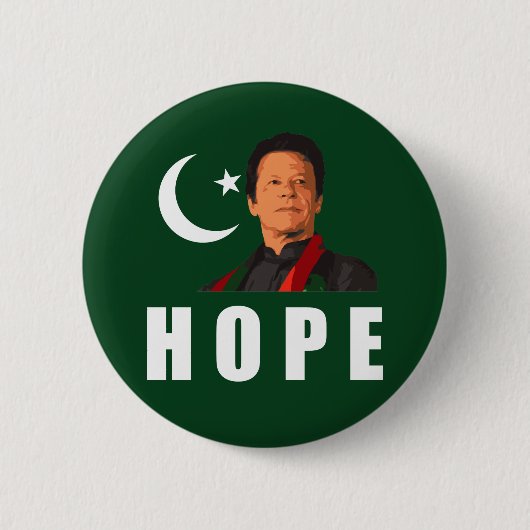 Pakistan President Ondersteuning Badge Pin Button (Voorkant)