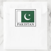 Pakistan Rechthoekige Sticker (Tas)