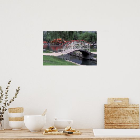 Pakistan, regio Skardu. Shangri La Lodge Poster (Keuken)