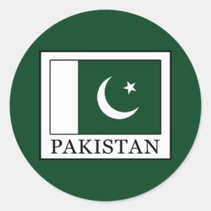 Pakistan Ronde Sticker