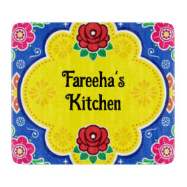  Pakistan Truck Art Glass snijplank