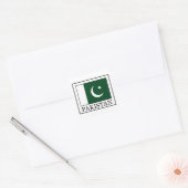 Pakistan Vierkante Sticker (Envelop)