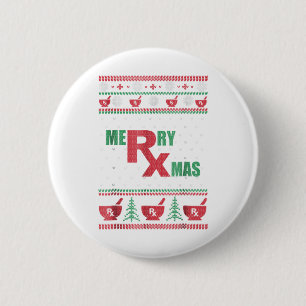 Pakkelijk kerstfeest - vrolijke feestdagen ronde button 5,7 cm