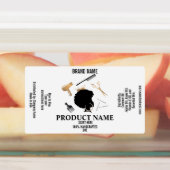 Pakket met hare Product Label sjabloon (Aangebracht)