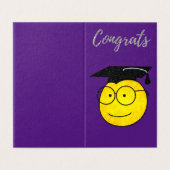 Pakket van 25 glitters felicitaties diploma kaarte kaart (Buitenkant ongevouwen)