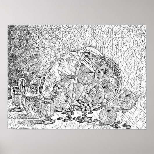 Pakket van Abstracte pagina voor het kleuren van v Poster (Voorkant)