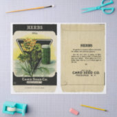 pakket voor zaaizaad Dill en Instructies Tissuepapier (Craft)