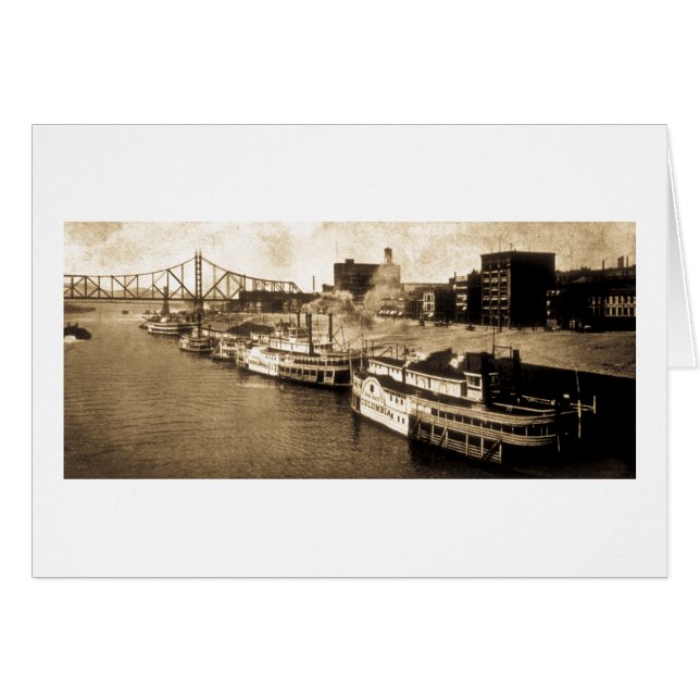 Pakketlanding Monongahela  Briefkaart (Voorkant Horizontaal)