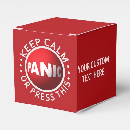 Pakketten voor panic Button op maat Bedankdoosjes (Voorkant Zijde)