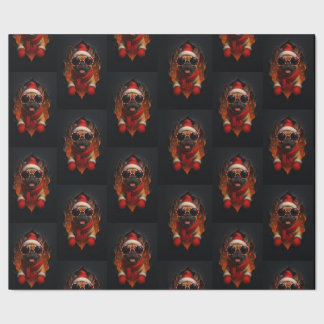 Pakpapier met Kersthond – Vrolijkheid in elke vouw