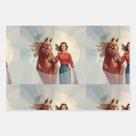  pakpapier voor Equestrië Inpakpapier Vel