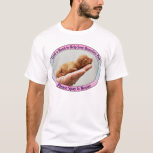 PAL-puppy in hand-T-shirt T-shirt
