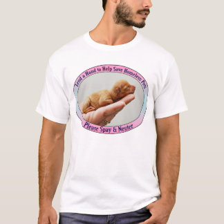 PAL-puppy in hand-T-shirt T-shirt