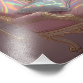 Palace Dreamscape Psychedelic Rococo Revival Mural Foto Afdruk (Hoek)