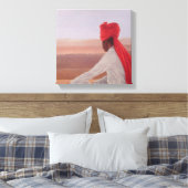 Palace Guard Jaipur Canvas Afdruk (Insitu (Slaapkamer))