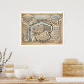 Palace Hotel, San Francisco, Californië Poster (Keuken)