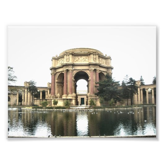 Palace of Fine Arts Foto Afdruk (Voorkant)