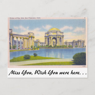 Palace of Fine Arts, San Francisco, Californië Briefkaart